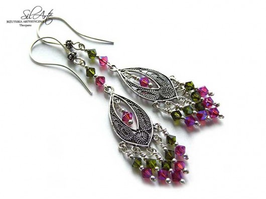Shiva - Olivine & Fuchsia Theopanu