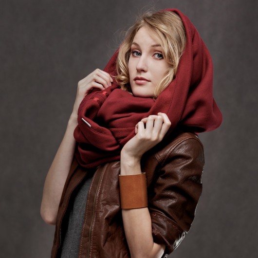 Tuba Komin Szal Kapuza BURGUND CADOaccessories