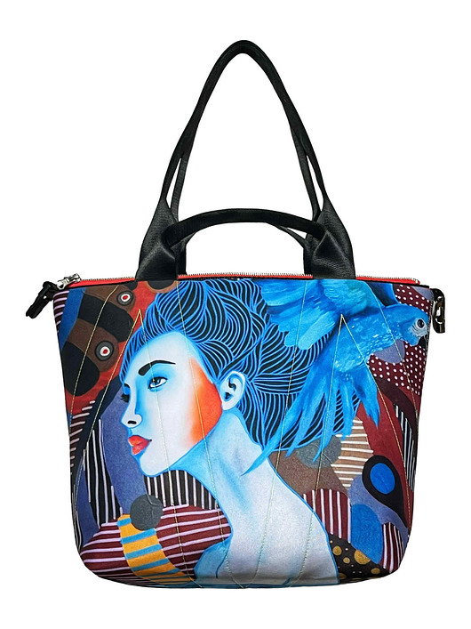 torebki do ręki Art MIMA bag SHORT & Marcina Painty print