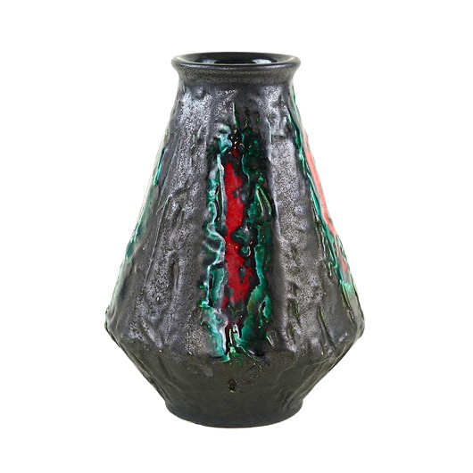 wazony Wazon ceramiczny, niemiecki design, lata 70, produkcja: West Germany