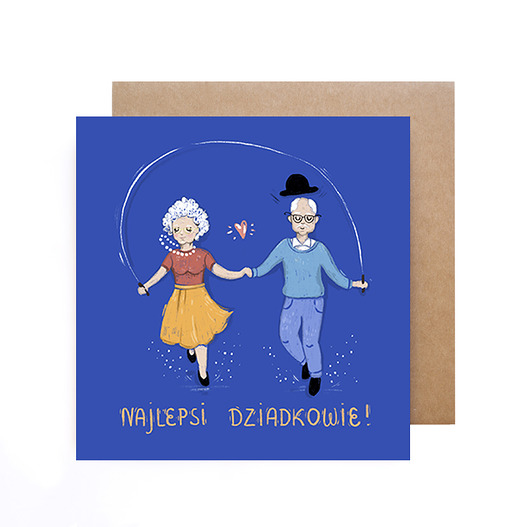 Najlepsi Dziadkowie - Kartka Papieroteka