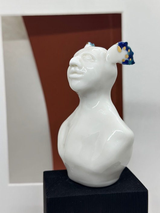 figurki i rzeźby Korek do wina/  figurka  porcelanowa