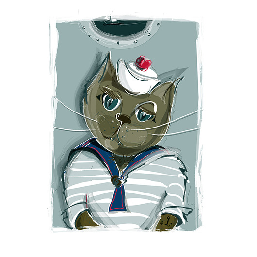 grafiki i ilustracje Melancholik pokładowy