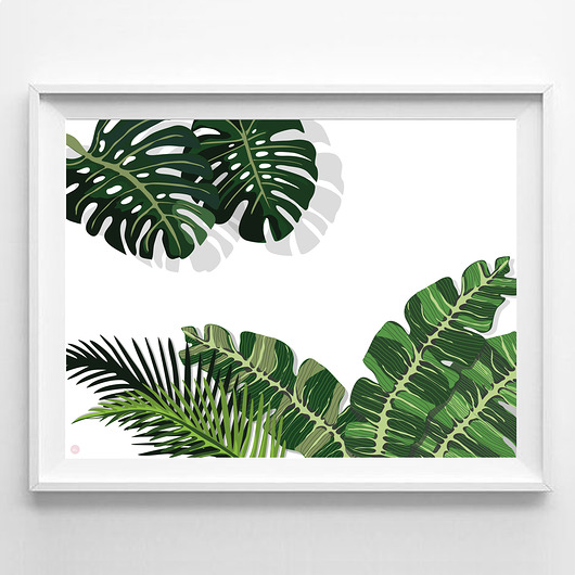 plakat LIŚCIE 01 30 x 40 cm loonybin