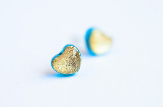 Mini serca - blue and gold Lills
