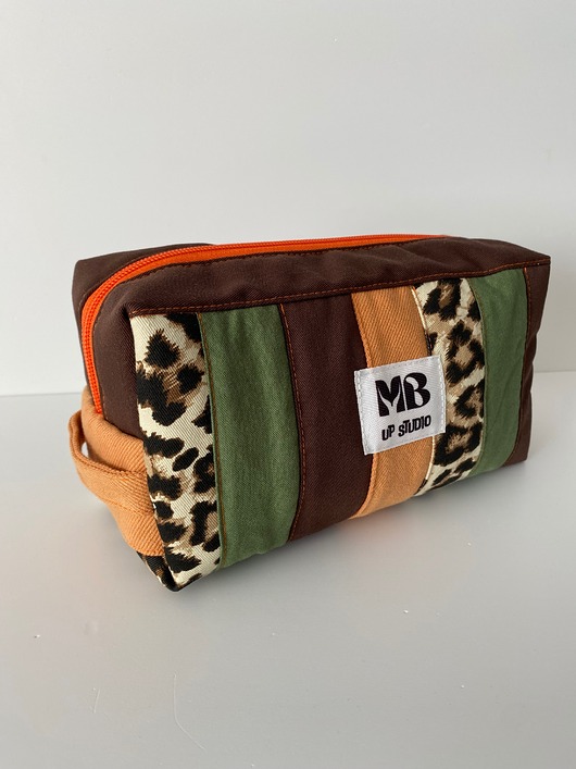 kosmetyczki Kosmetyczka kuferek patchwork