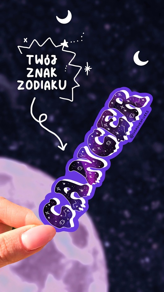naklejki i wlepy Naklejka - Zodiak - Cancer 