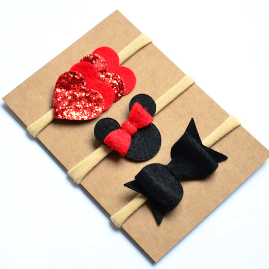 FairyBows zestaw opasek 3 sztuki Minnie FairyBows