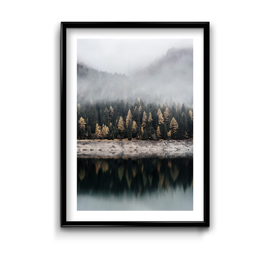 Plakat Jesień  Bury Lis