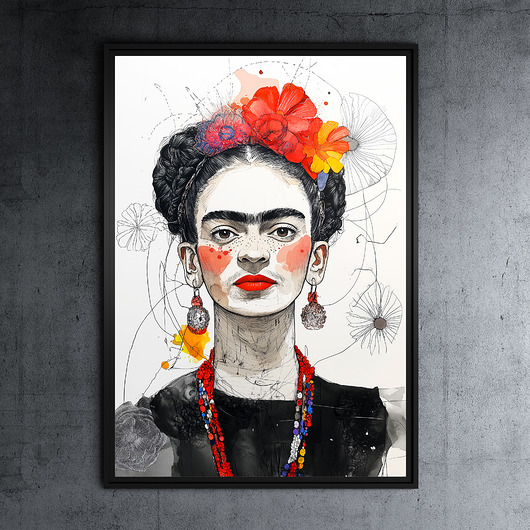 plakaty Frida - grafika na plakacie