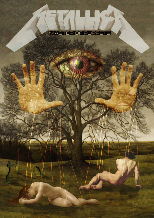 plakaty Plakat Fine Art giclee kolaż MASTER OF PUPPETS. METALLICA