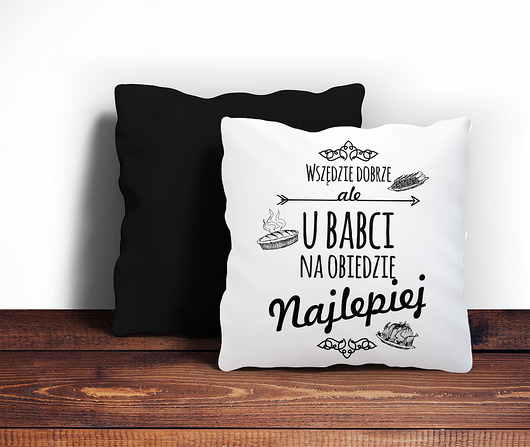 Poduszka -  U babci najlepiej  AllbagAllprints