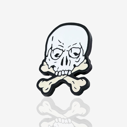 przypinki Pin czaszka "Death"