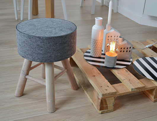 Taborek w stylu skandynawskim felt label