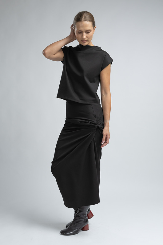 spódnice maxi Hrafna knot skirt