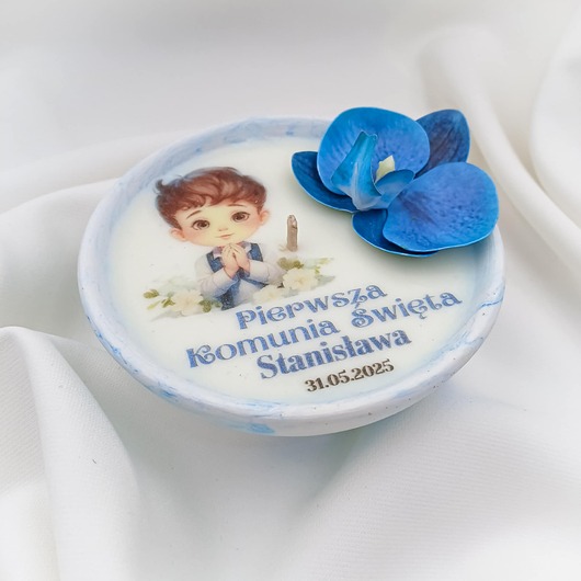 świeczniki i świece Świeca / Pamiątka Pierwszej Komunii Świętej / Personalizacja