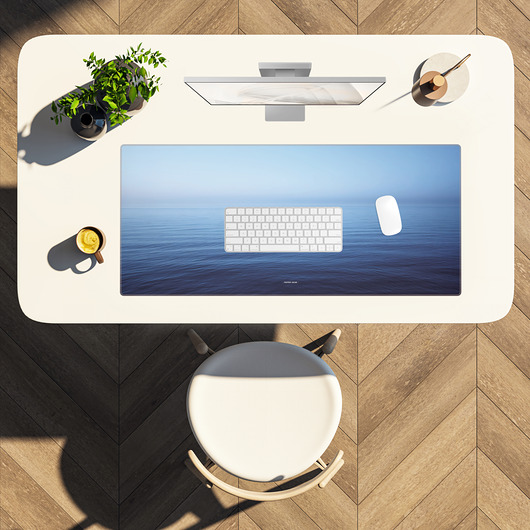 akcesoria różne Elegancka podkładka na biurko pod mysz  90x40 DEEP inspirowana naturą