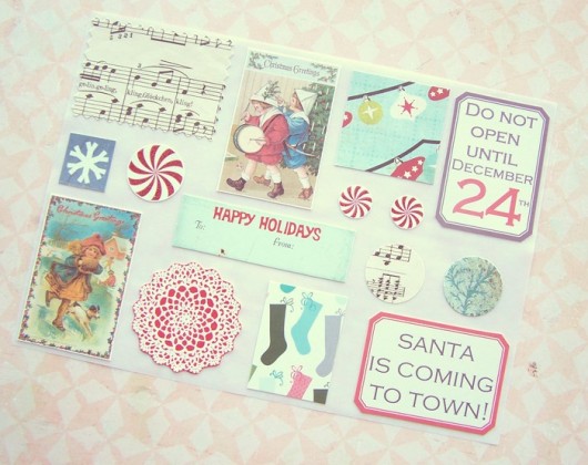 Hello Santa - zestaw grubych naklejek Not Only Paper