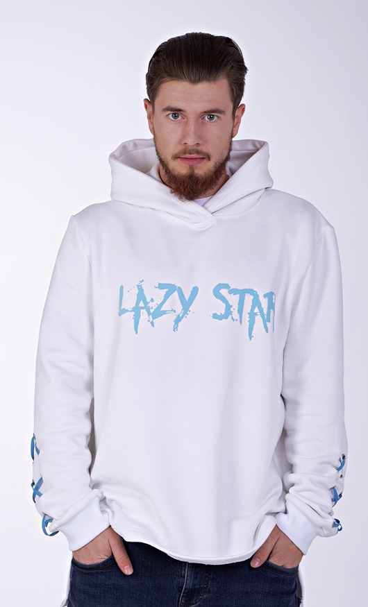 Lazy Star white sweatshirt xKingSize
