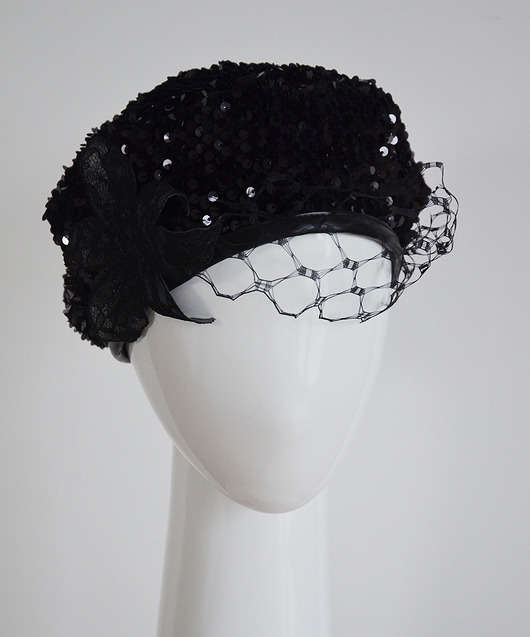 cekinowy beret YOKOdesign