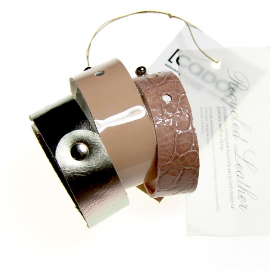 Bransoletka NUDE zestaw - Skóra naturalna CADOaccessories