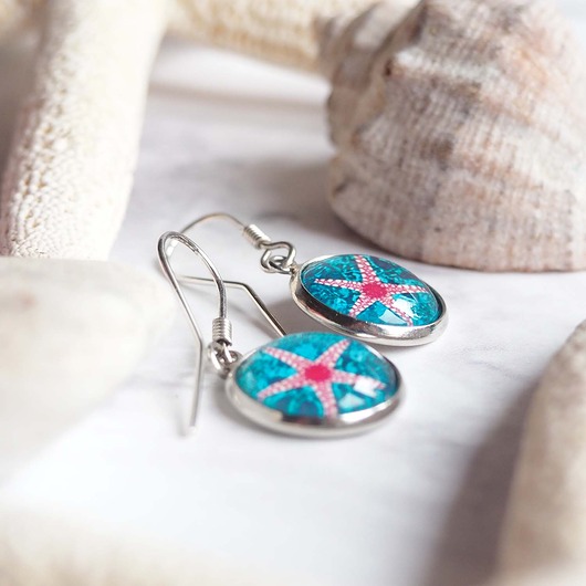 kolczyki srebrne Odrobina lata 