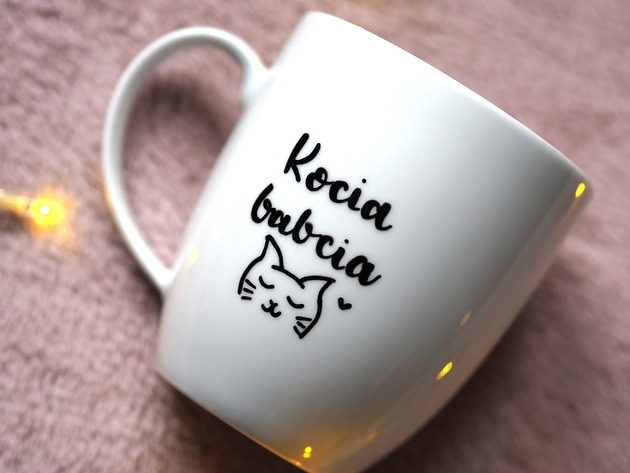 kubki Kubek Kocia Babcia