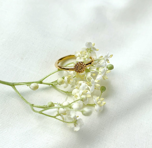 pierścionki złote Wyprzedaż wzoru -25 % Pierścionek Flora- Daisy mini