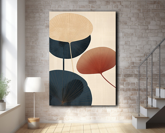 plakaty Tropikalne liście - Plakat - Loft, Minimalizm