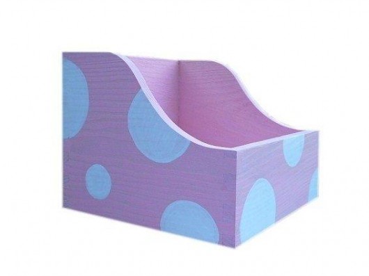 Stojak na CD HAPPY DOTS caramello