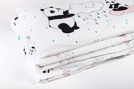 Pościel Przedszkolaka 100x135cm Pandas dreamko