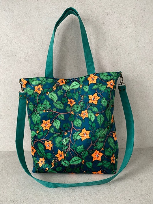 torby na ramię Torba na ramię XXL - print botaniczny