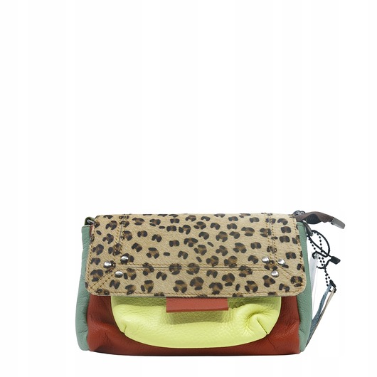 torby na ramię Torebka skórzana, miękka, na ramię długi pasek oryginalna zero waste OLIVKA