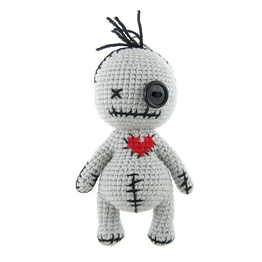 Szara laleczka Voodoo Aszkowo