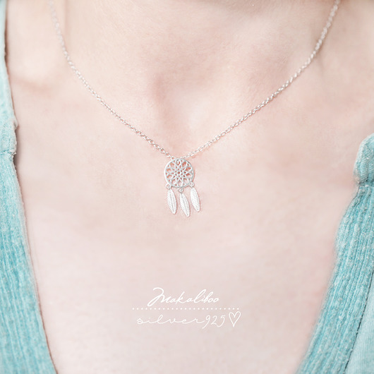 PROMO20% MAKALIBOO COLLECTION łapacz Snów srebro Ewa Saj  Silver