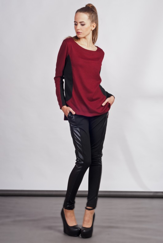 Blouse with longer back  BLU108 Lanti