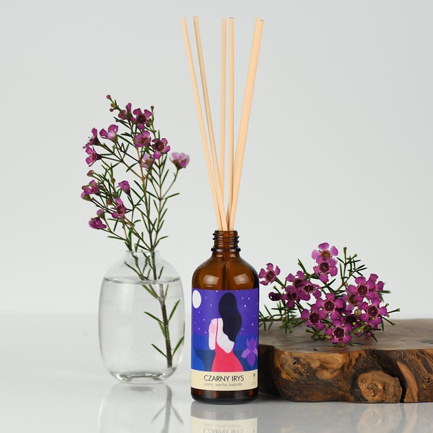 dla domu CZARNY IRYS - home perfume - dyfuzor zapachowy