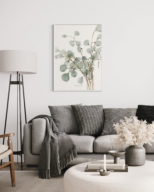 grafiki i ilustracje Eucalyptus 100x70 cm