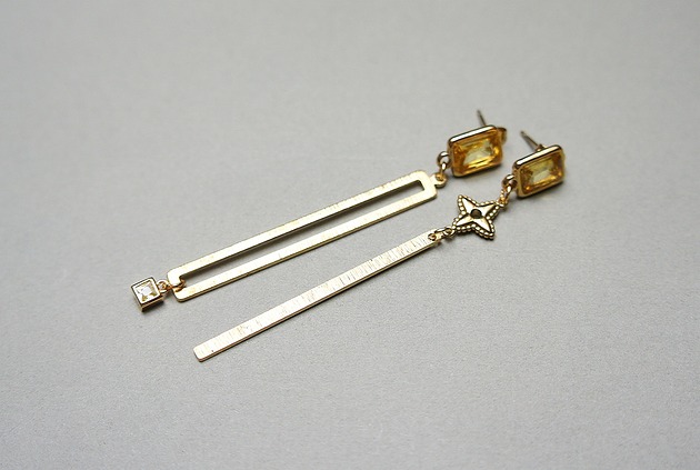 kolczyki pozłacane Kolczyki pozłacane Alloys Collection /Odd/ - Geometric vol. 12