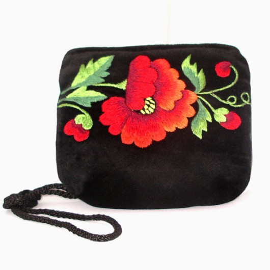 Petit Poppy Sac (Art Embroidery) na ludowo