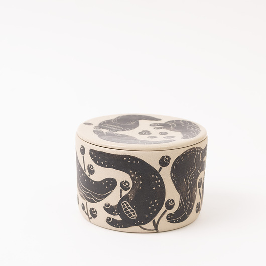 pojemniki kuchenne Pojemnik ceramiczny w ślimaki