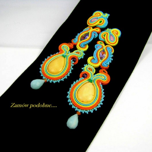Kolorem najeżone - kolczyki sutasz PiLLow Design
