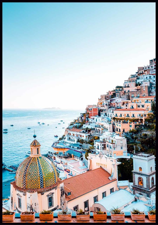 plakaty Plakat "Wybrzeże Positano" - Włochy