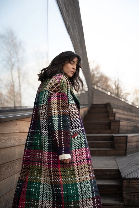 płaszcze damskie RUNO - długi płaszcz