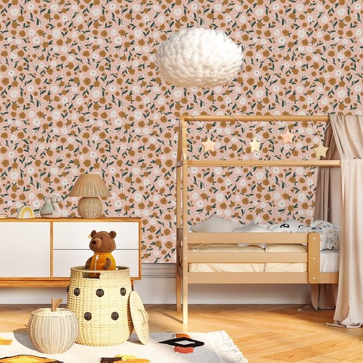 naklejki ścienne do pokoju dziecka Tapeta faded summer patterns-31 53cmx10m PZ