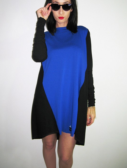  DRESS black&blue M /38 QuiteNormal