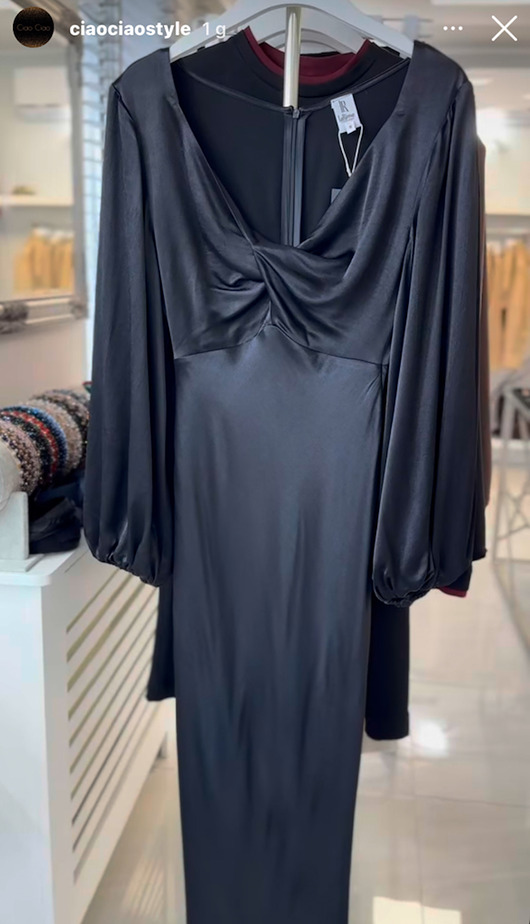 sukienki midi damskie Sukienka z mięsistej wiskozy