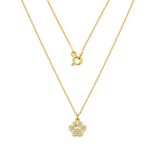 Naszyjnik z łapką z kryształami Swarovski /979/ MYNESS