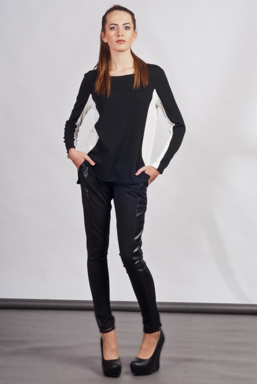 Blouse with longer back  BLU108 Lanti