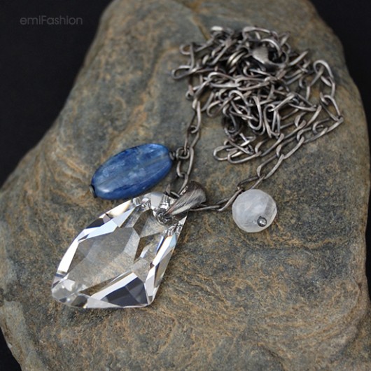 Promocja - Kryształ, Kyanit i Kamień księżycowy MAREMI Jewelry